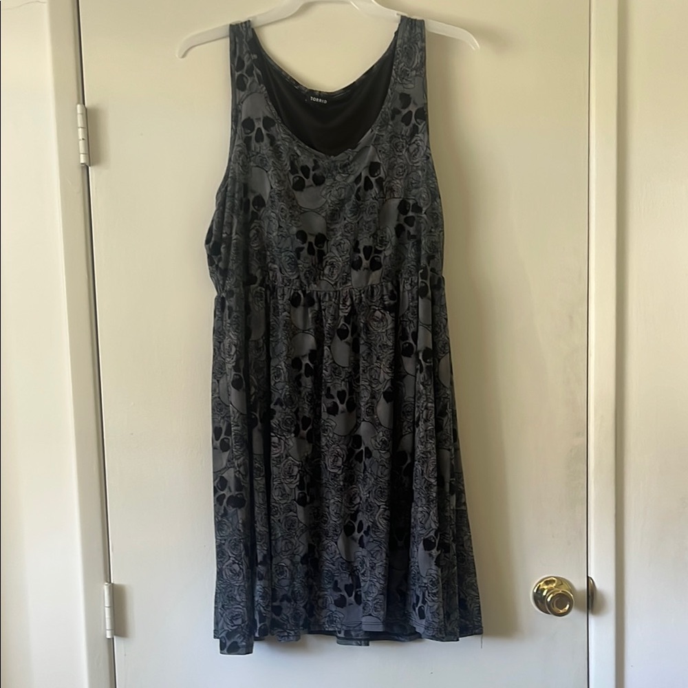 Torrid Skulls and Roses Dress